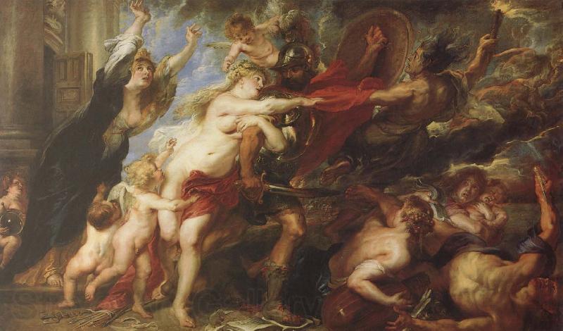 Peter Paul Rubens The moral of the outbreak of war Spain oil painting art